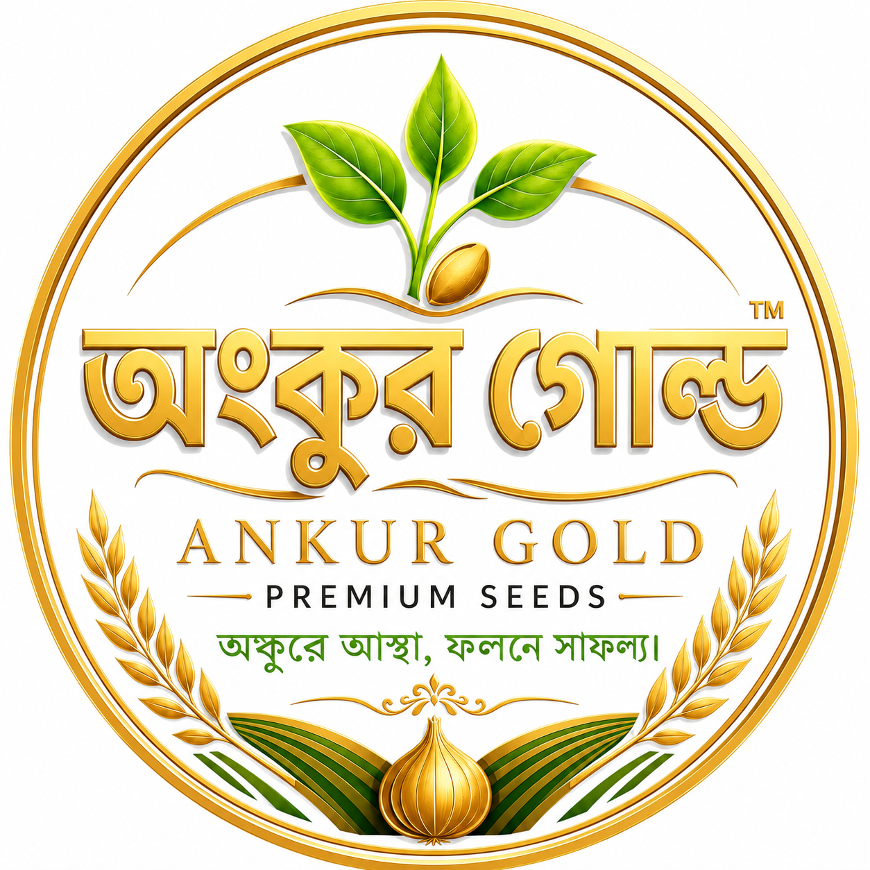 🧅 অঙ্কুর গোল্ড পেঁয়াজ বীজ